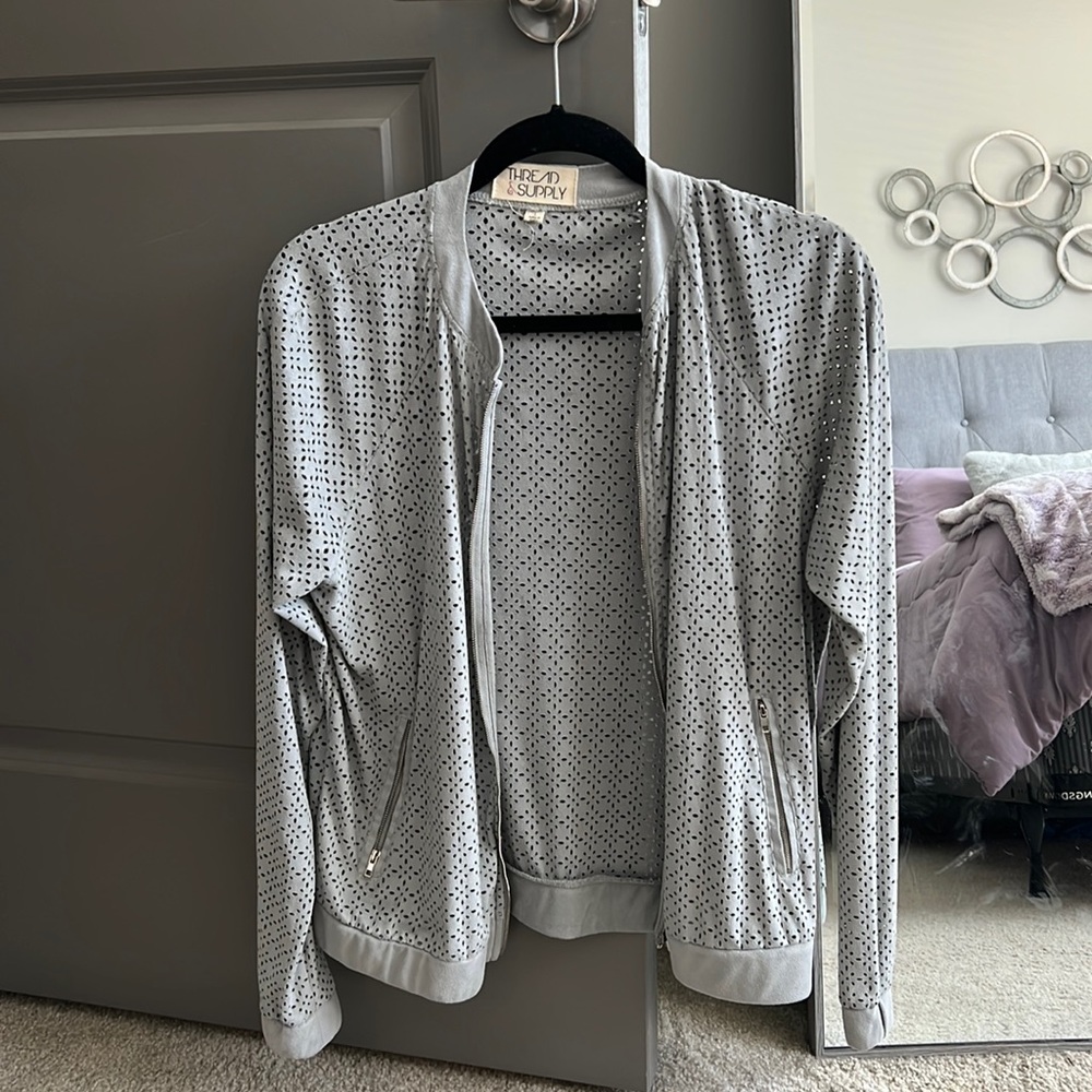 Zip up sweatshirt